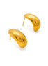 Noa Teardrop Studs in gold tone