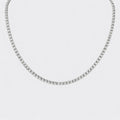 Silver Tennis Chain Necklace