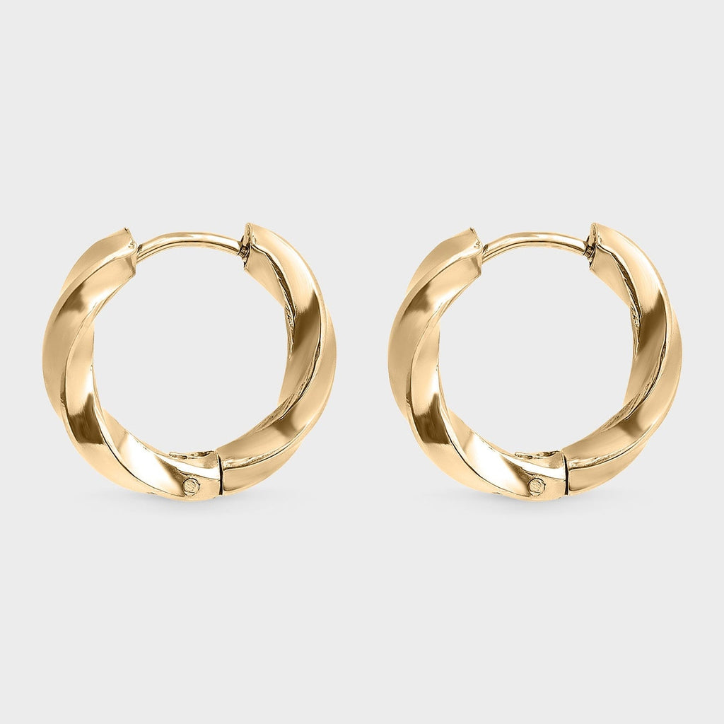 Twisted Hoop Earrings