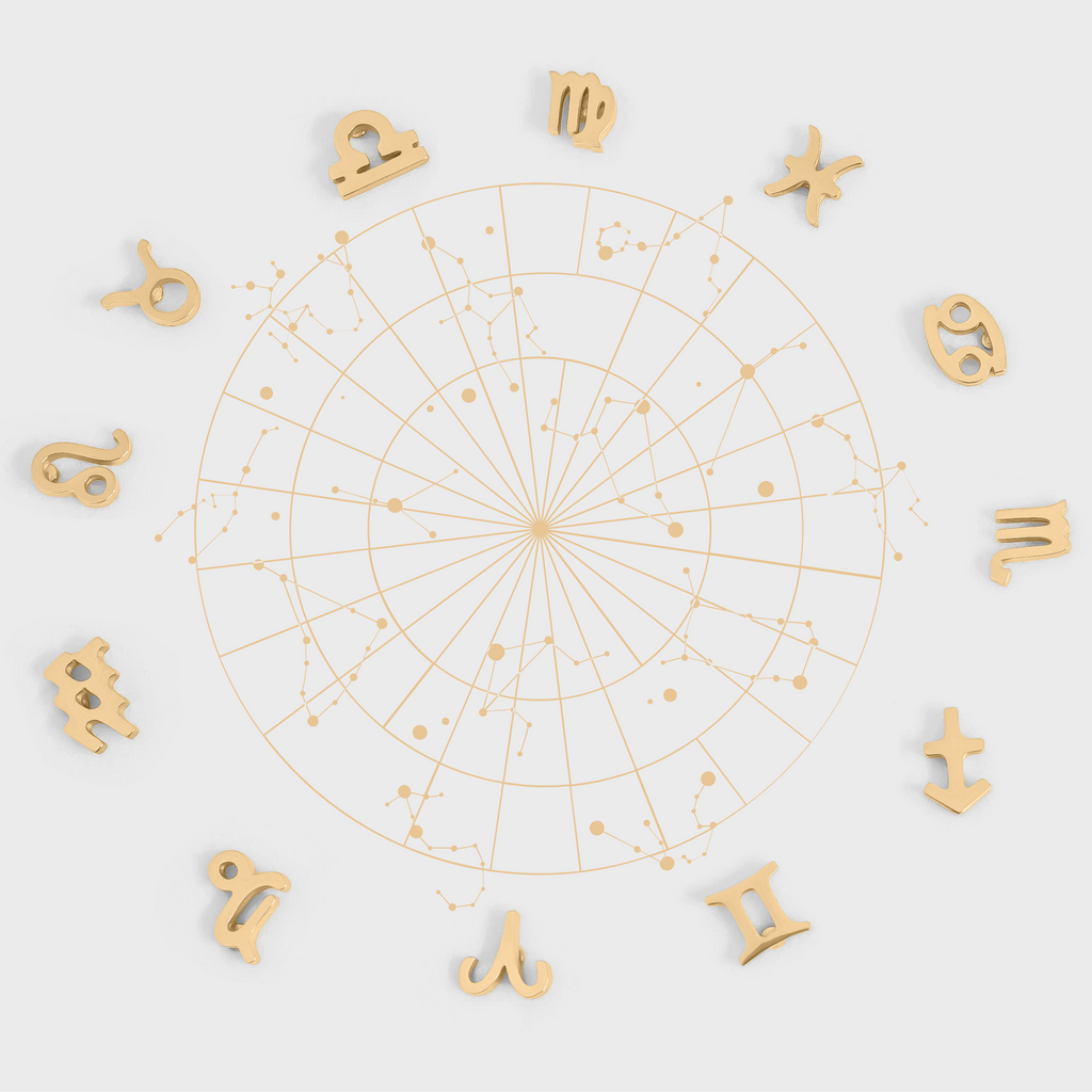 Zodiac Stud Earrings