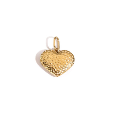 Amour Mini Heart Charm in gold tone