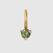 Luna Birthstone Drop in gold tone featuring birth month, product image 10