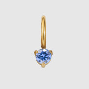 Luna Birthstone Drop in gold tone featuring birth month, product image 11