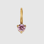 Luna Birthstone Drop in gold tone featuring birth month, product image 12