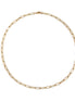 Nora Paperclip Necklace in gold tone featuring paperclip chain