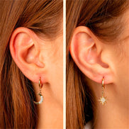 Nova Celestial Drops in gold tone, product image 2
