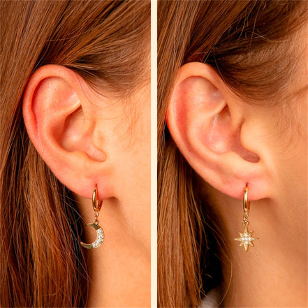 Nova Celestial Drops in gold tone, product image 2