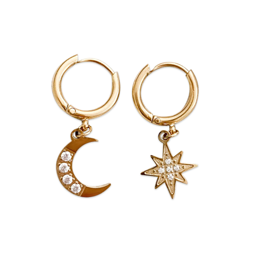 Nova Celestial Drops in gold tone