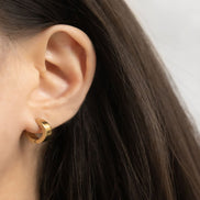 Eden Ear Cuffs in gold tone, product image 4