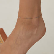 Mira Snake Anklet featuring snake chain, product image 4