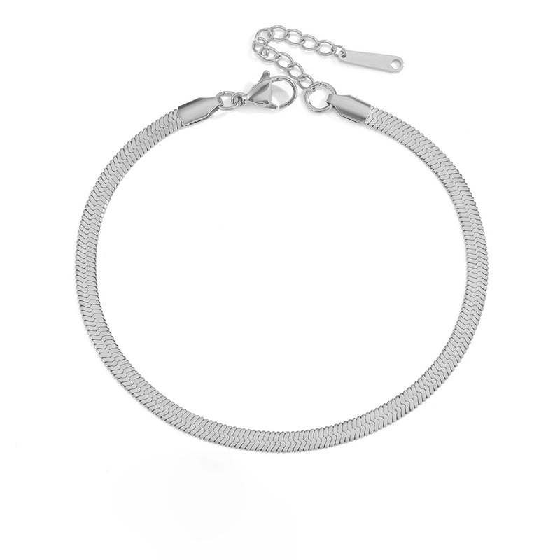 Mira Herringbone Chain in silver tone, product image 2