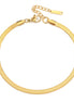 Mira Herringbone Chain in gold tone