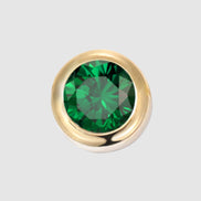 Mira Birthstone Charm in gold tone featuring birth month, product image 7