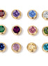 Mira Birthstone Charm in gold tone featuring birth month