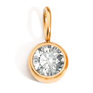 Luna Birthstone Tag in gold tone featuring birth month, product image 13