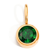 Luna Birthstone Tag in gold tone featuring birth month, product image 5
