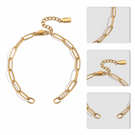 Nova Chain Bracelet in gold tone