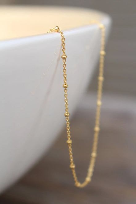 Luna Layering Chain in gold tone, product image 4