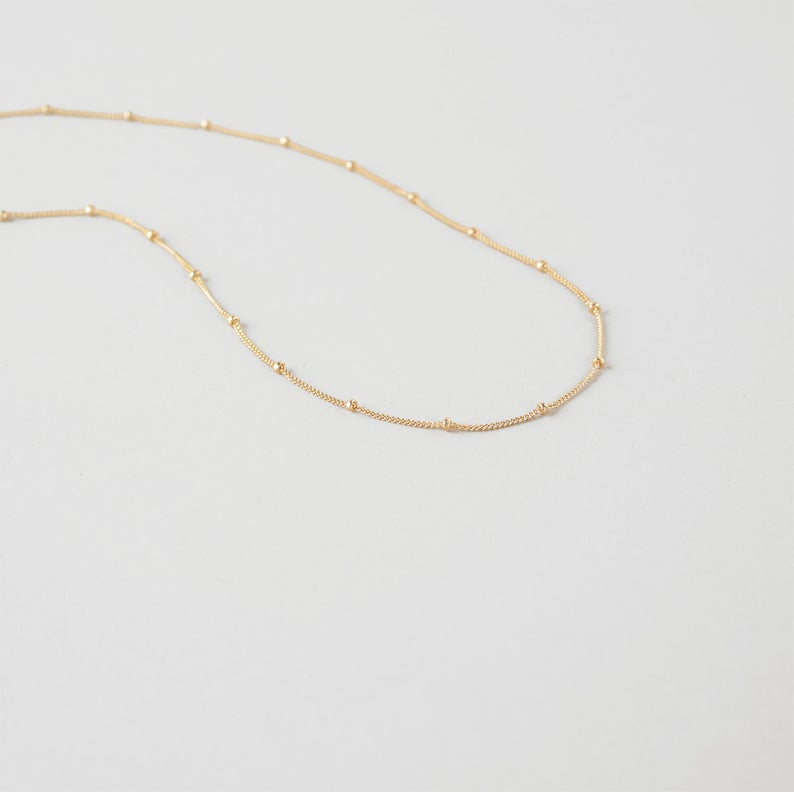 Luna Layering Chain in gold tone, product image 8