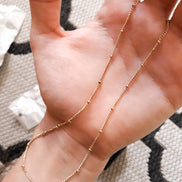 Luna Layering Chain in gold tone, product image 7