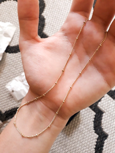 Luna Layering Chain in gold tone, product image 7
