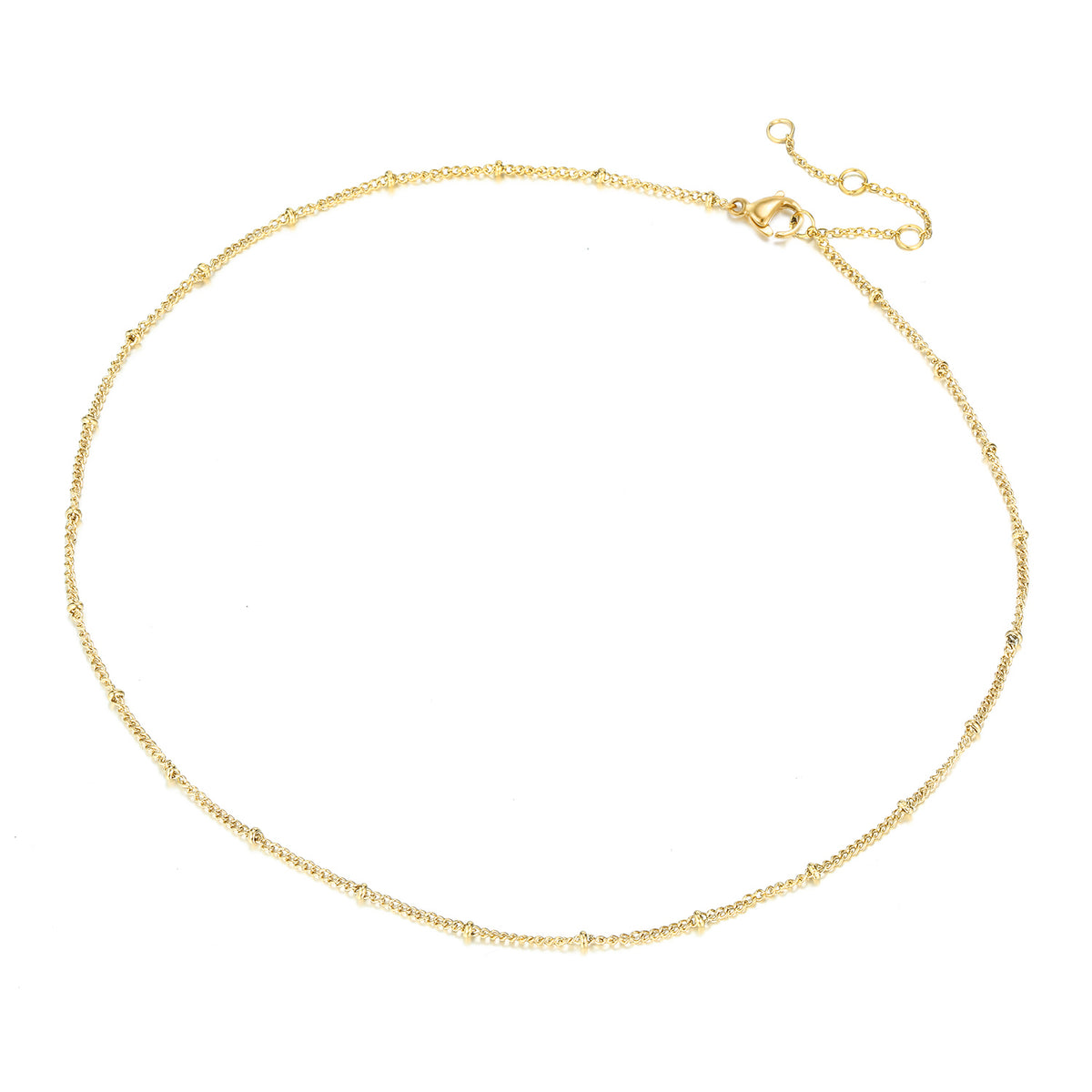 Luna Layering Chain in gold tone
