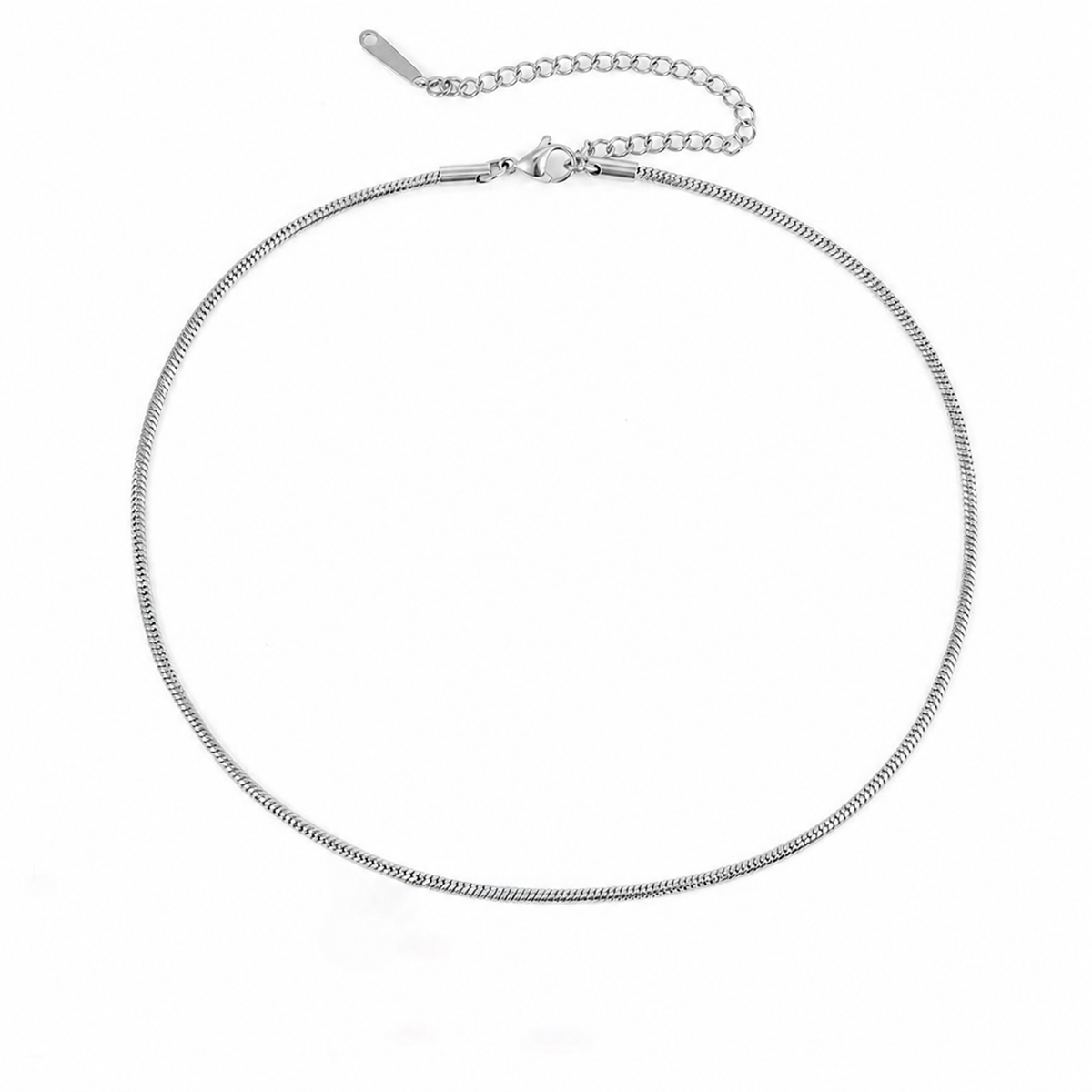 Mira Silver Snake Chain in silver tone