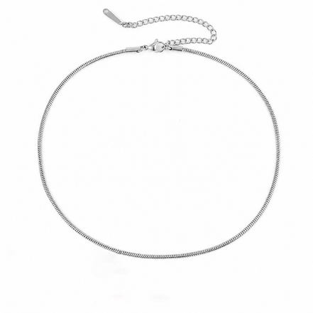 Mira Silver Snake Chain in silver tone