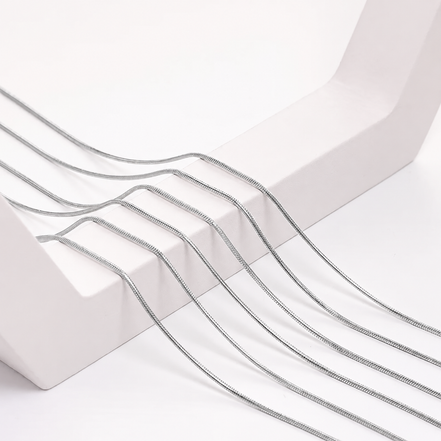 Mira Silver Snake Chain in silver tone, product image 6