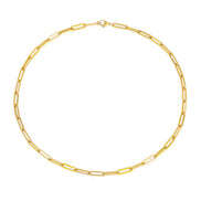 Nora Paperclip Chain in gold tone