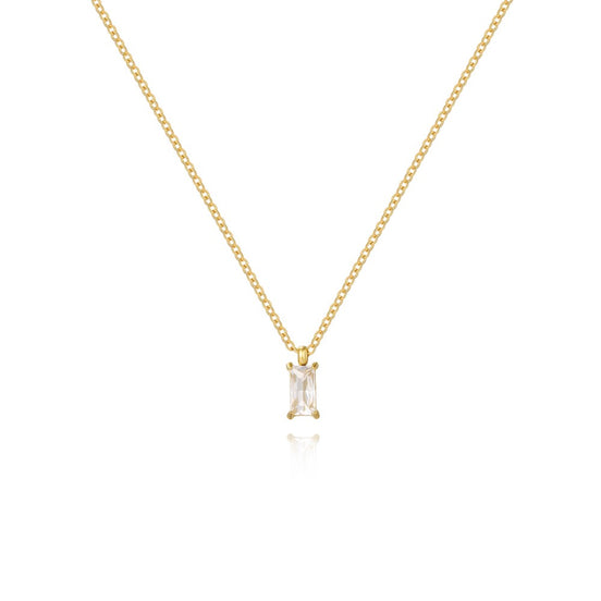 Vela Sparkle Necklace in gold tone