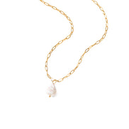 Sera Pearl Necklace in gold tone featuring pearl accent, product image 2