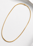 Soren Box Chain in gold tone