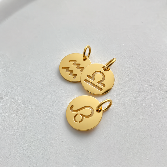 Celeste Zodiac Pendant in gold tone, product image 3