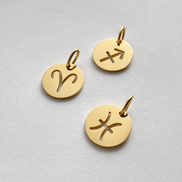 Celeste Zodiac Pendant in gold tone, product image 6