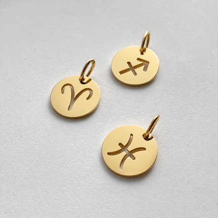 Celeste Zodiac Pendant in gold tone, product image 6