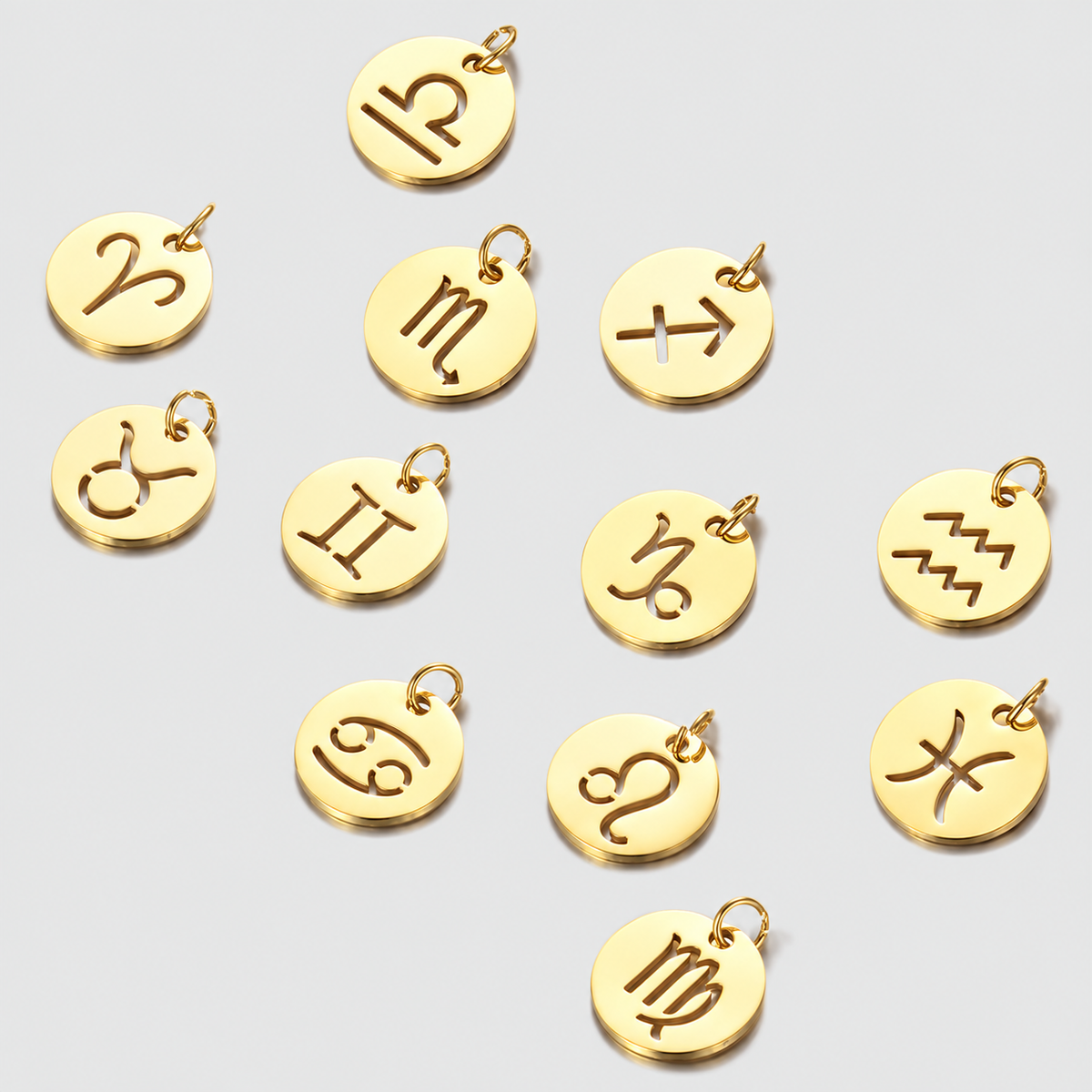 Celeste Zodiac Pendant in gold tone, product image 7