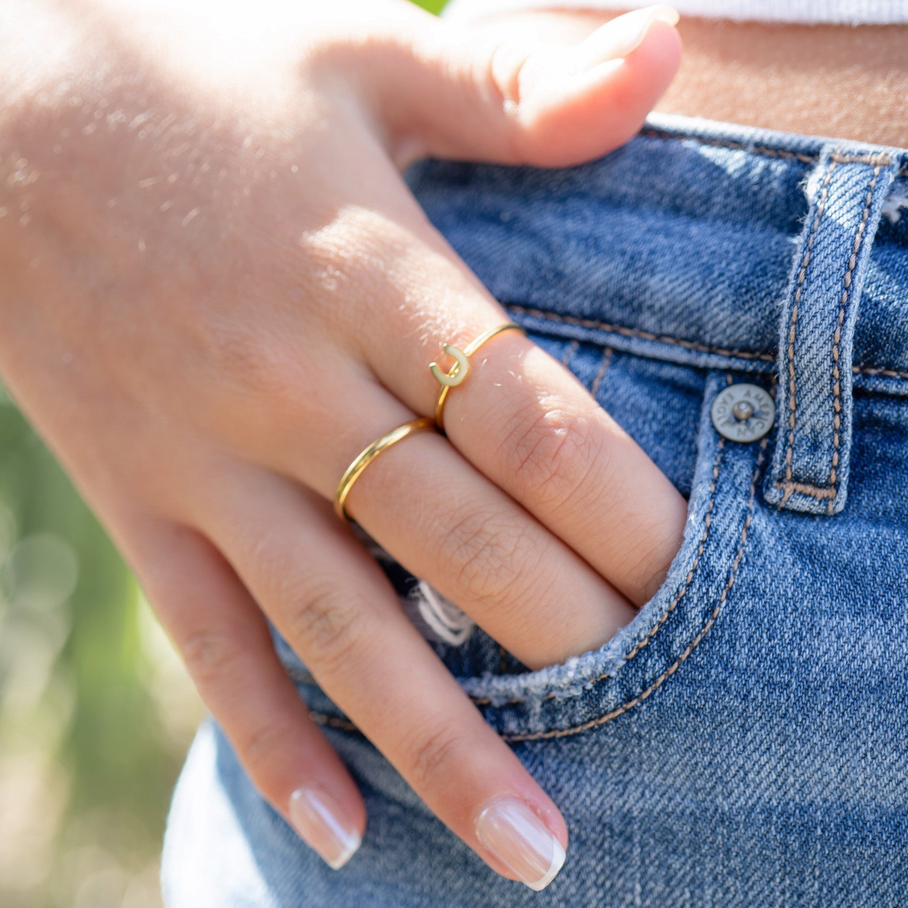 Gold Classic Band Ring
