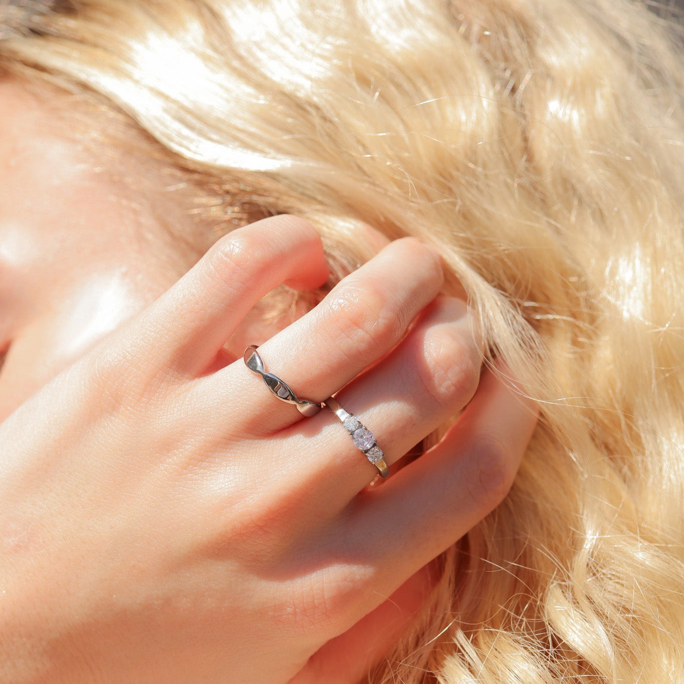 Radiant Birthstone Ring