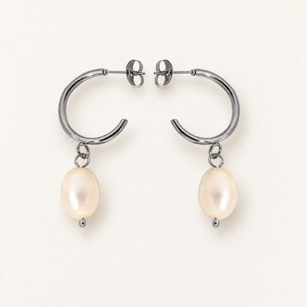 Elara Silver Pearl Drops — clean product presentation; AI-generated supporting image.