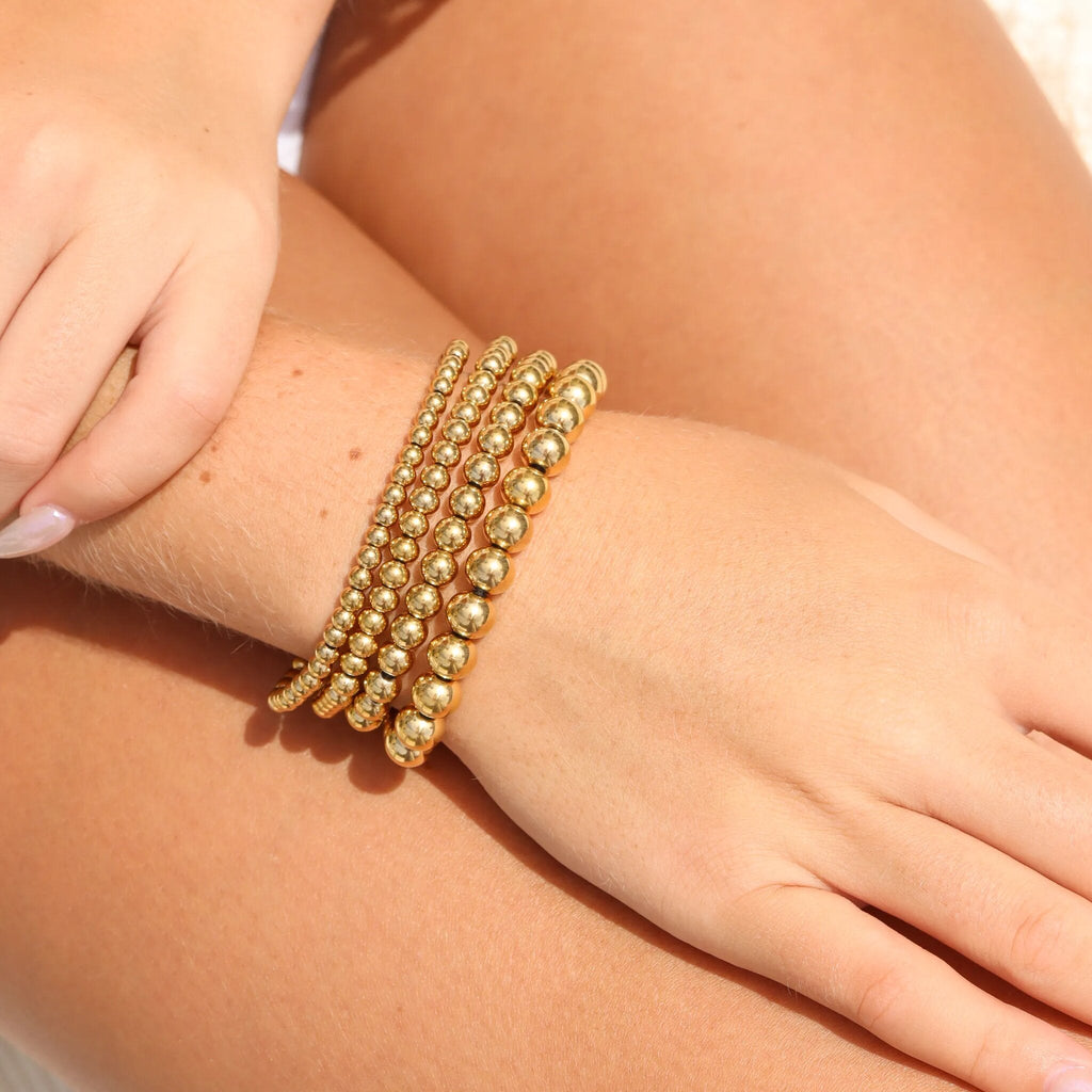 Gold Beaded Bracelet