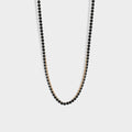 Gold Jet Tennis Chain Necklace