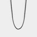 Jet Tennis Chain Necklace