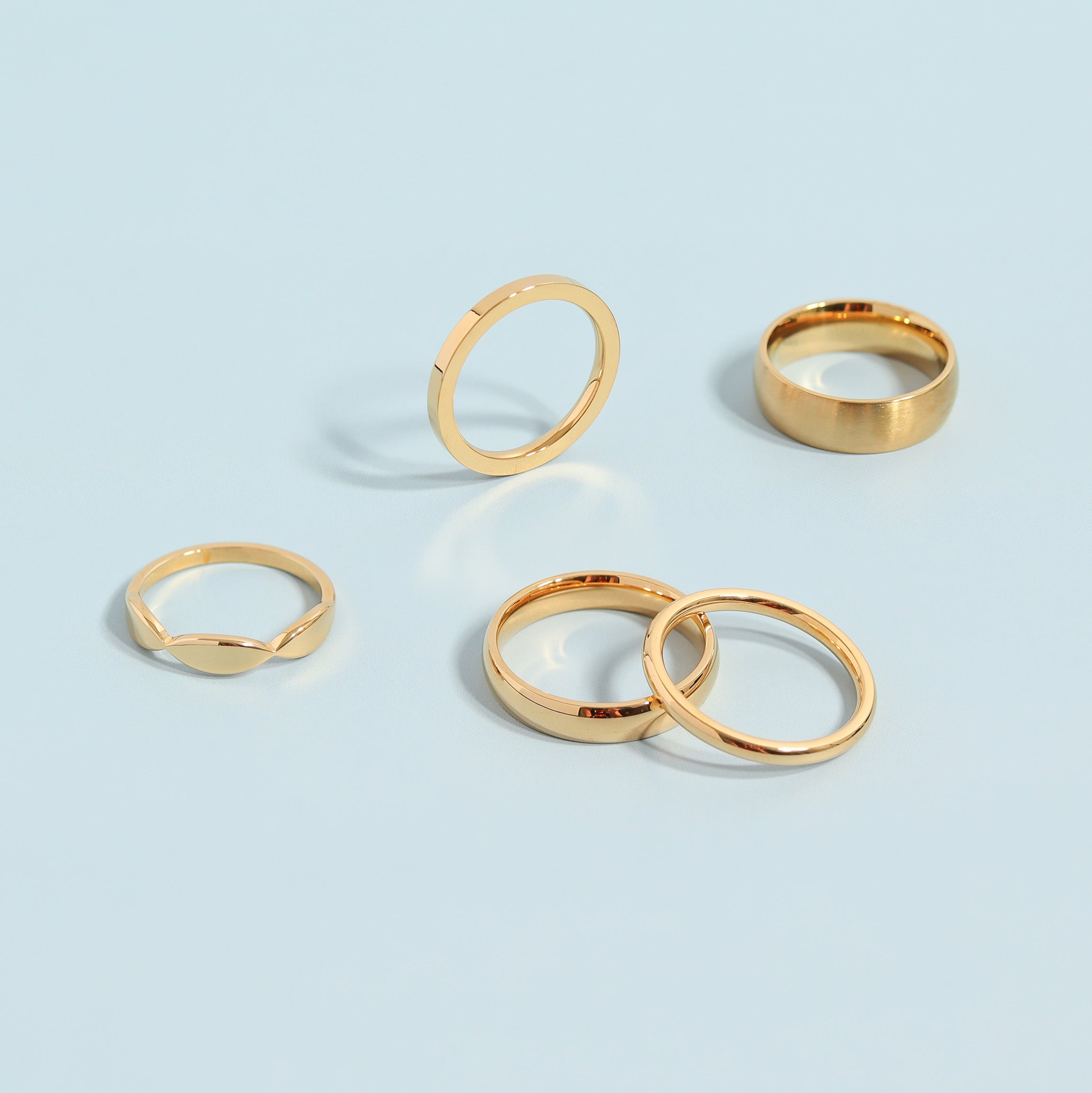Gold Classic Band Ring