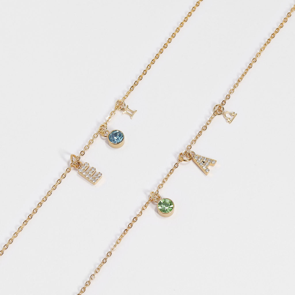 Gold Letter Charms