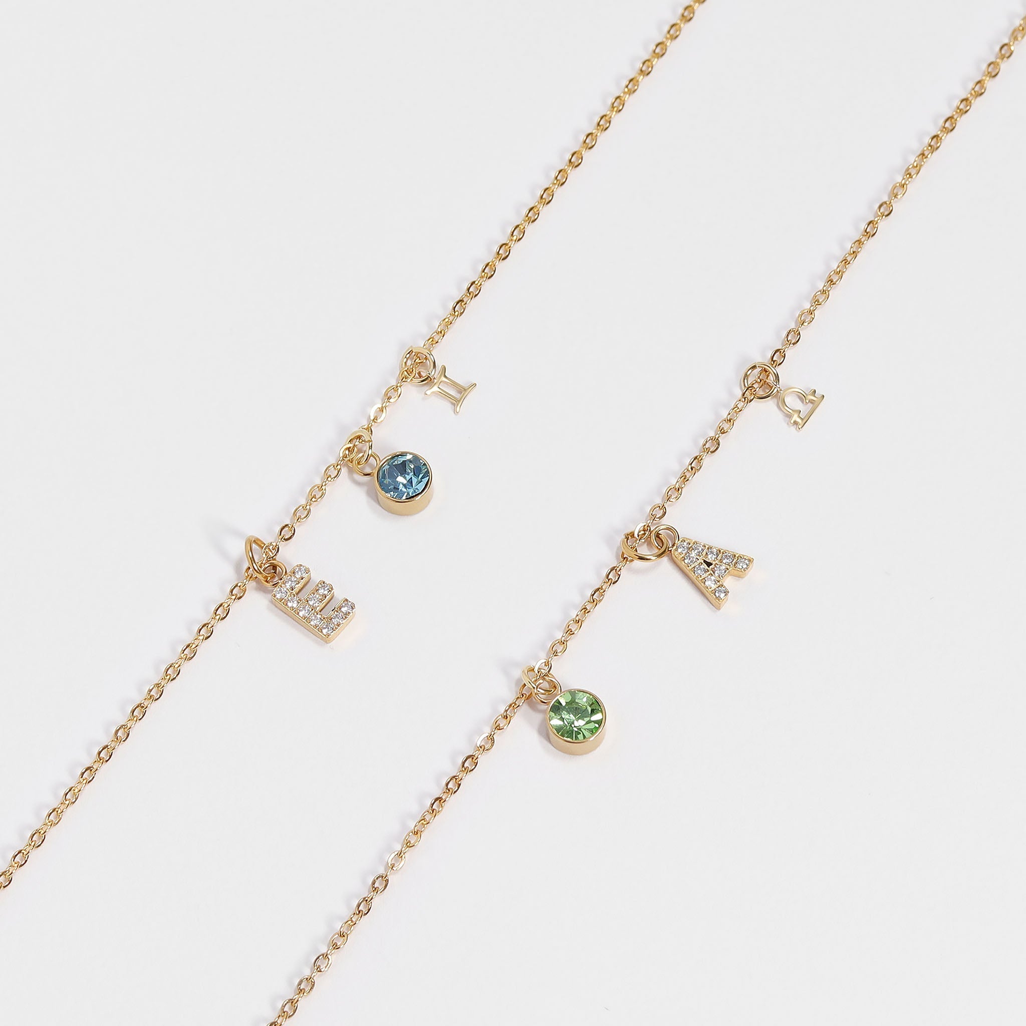 Gold Letter Charms