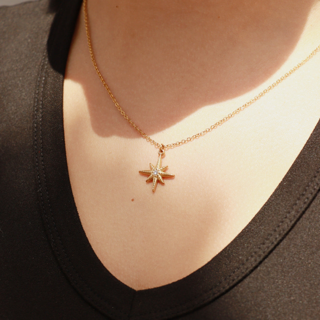Compass Star Charm