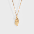 Conch Shell Necklace in gold