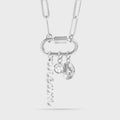 "Dream" Paperclip Carabiner Charm Necklace