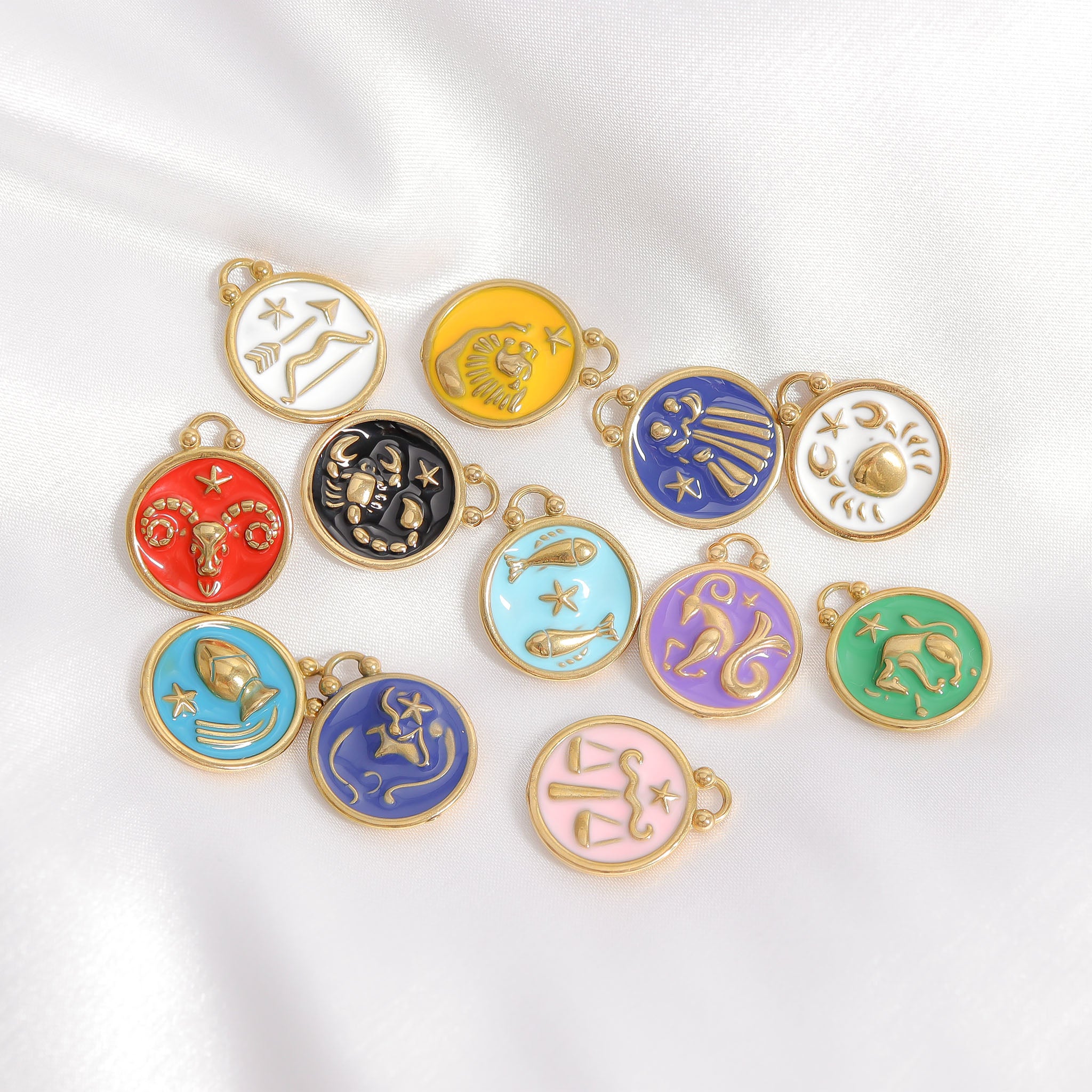 Epoxy Zodiac Charm